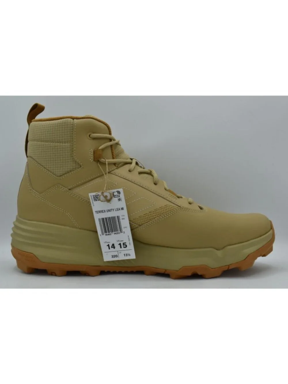 Adidas‎ Mens Size 14 Terrex Unity Mid Rain.Rdy Nubuck Leather WP Hiking Boots